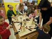 Dřevíčkování - polytechnika ve školce